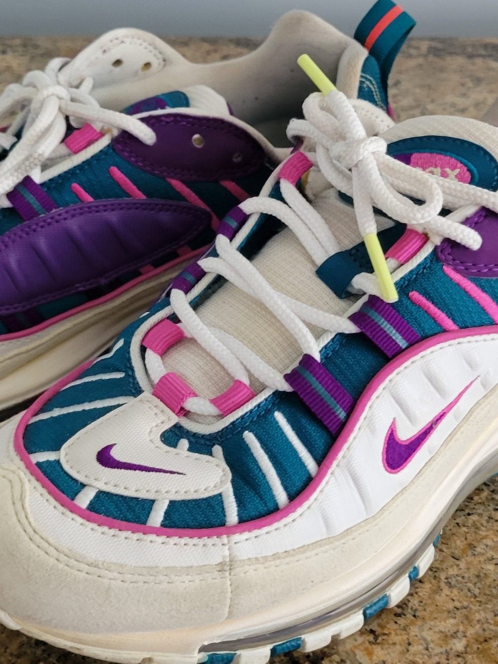 Nike Teal, Purple & Pink Women's Athletic Sneakers